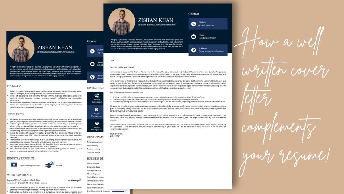 How a Well-Written Cover Letter Complements Your Resume for the GCC