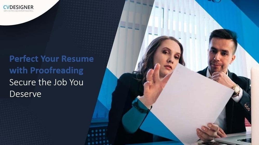 Job seeker proofreading their resume to ensure it is error-free before submission